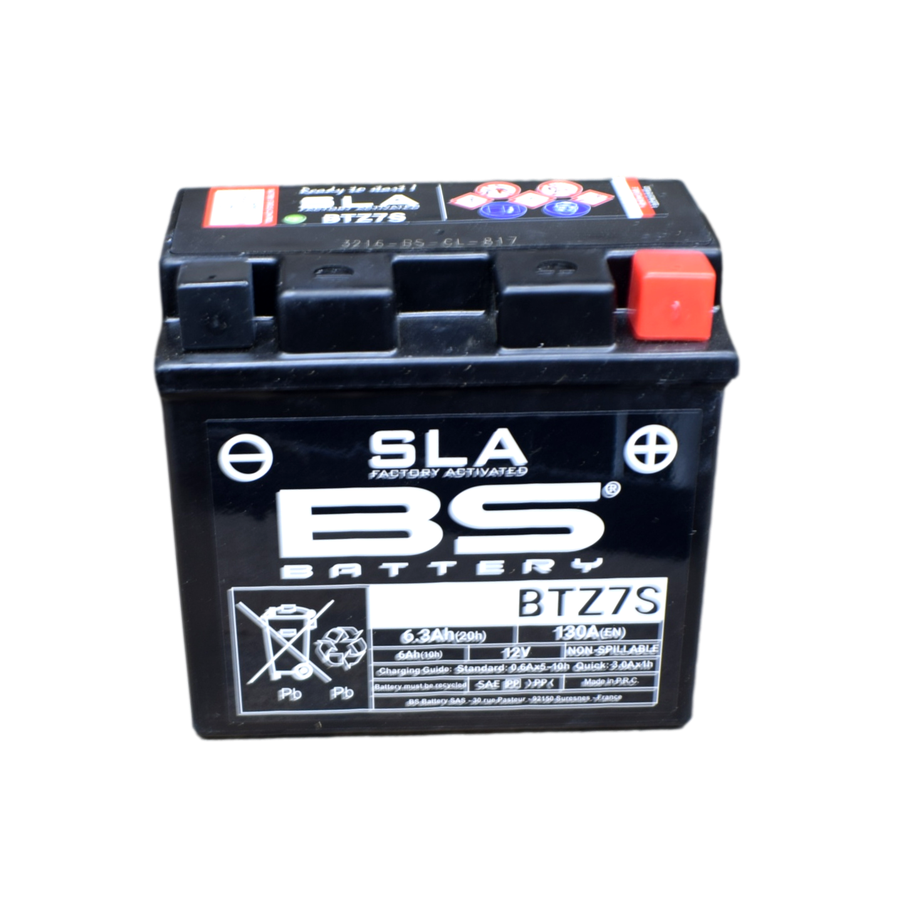 Bateria Bs YTZ7S (12V-6Ah) Generico Chino (Klx 450 - Xre 300) GENERICO