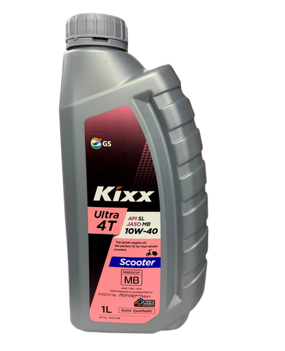 Aceite de Motor Kixx 10W40 Semisintetico Ultra Scooter 4 Tiempos