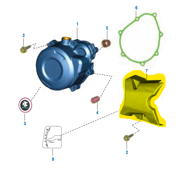 Tapa Piñon Boxer 102 Ct Es Bajaj Original