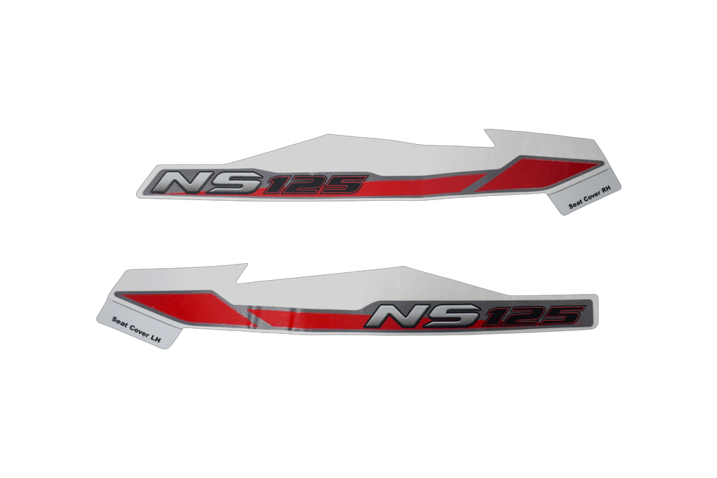 KIT CALCOMANIAS ROJAS CUBIERTA SILLIN - PULSAR NS