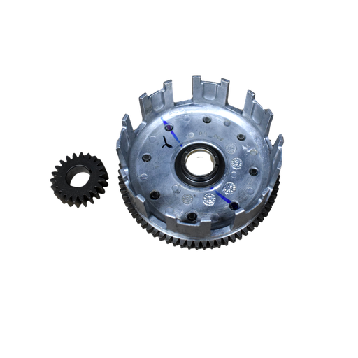 Campana de Clutch + Piñon Primario PULSAR 200 NS/BS4/FI Bajaj Original (Buje Metalico)
