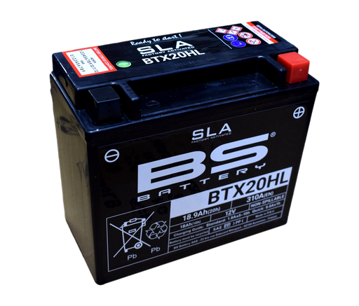 Bateria YTX20L-BS (12V-18Ah) Generico Chino (Grizzly 700) GENERICO