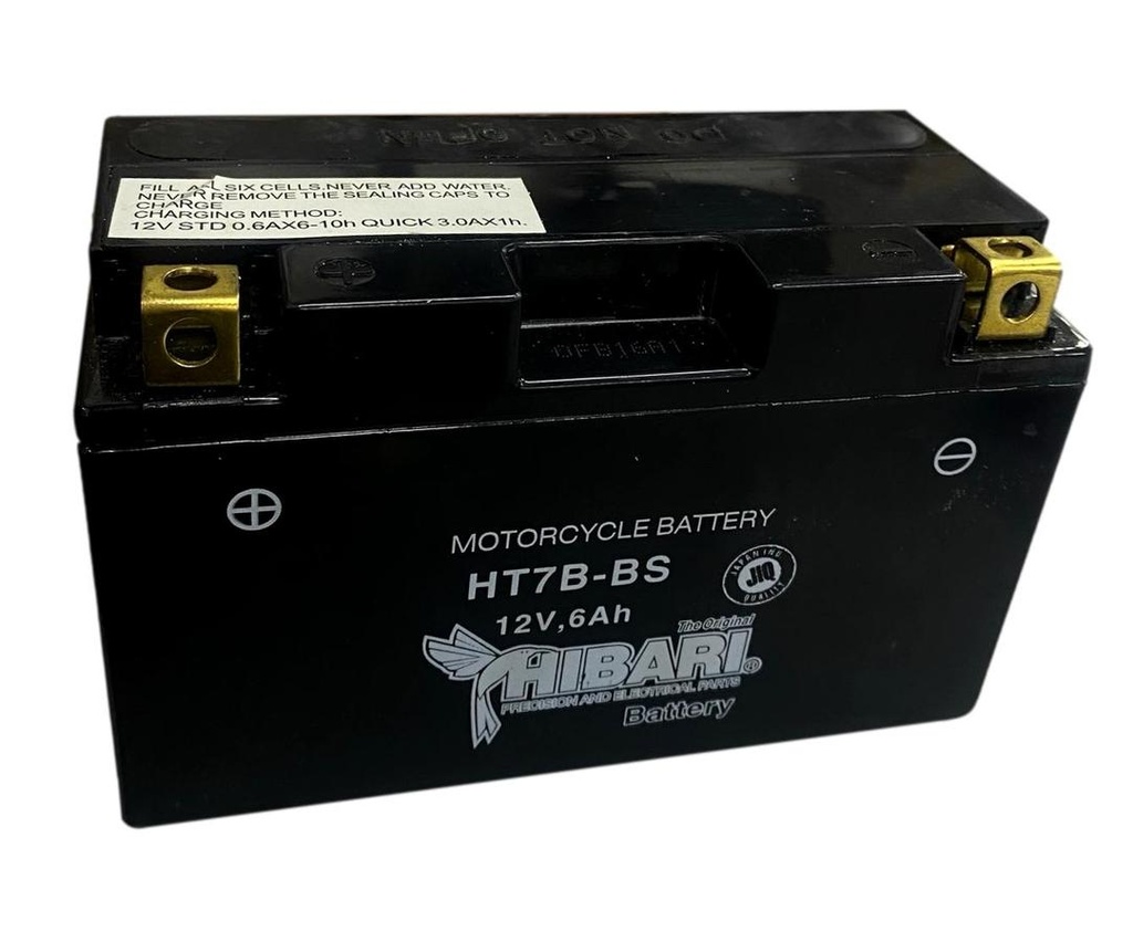 Bateria YT7B-BS (12V-6.5Ah) Generico Chino (BWS 125) GENERICO