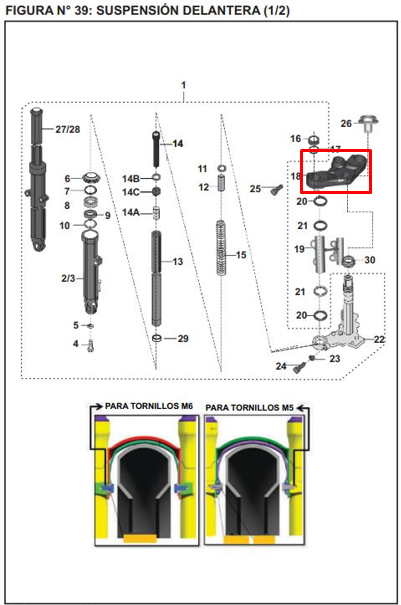 CABEZA ESPIGA PULSAR 200 NS ORIGINAL