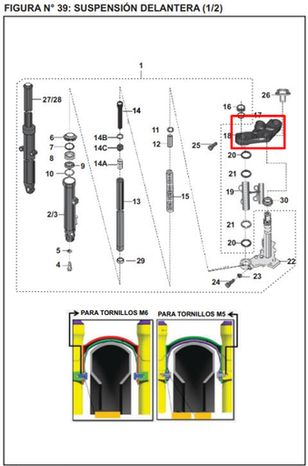 CABEZA ESPIGA PULSAR 200 NS ORIGINAL