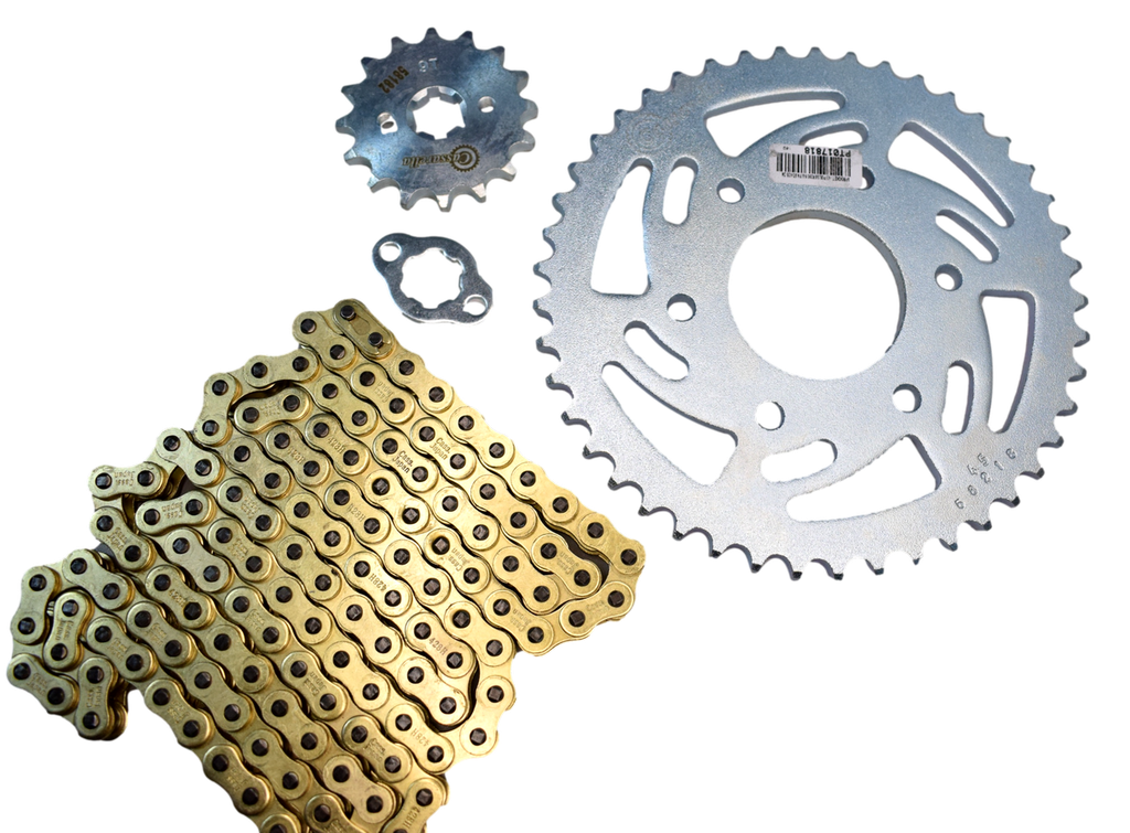 Kit Arrastre PULSAR 200 NS Generico Cassarella Nacional (16/45 Dientes - Paso 428) GENERICO
