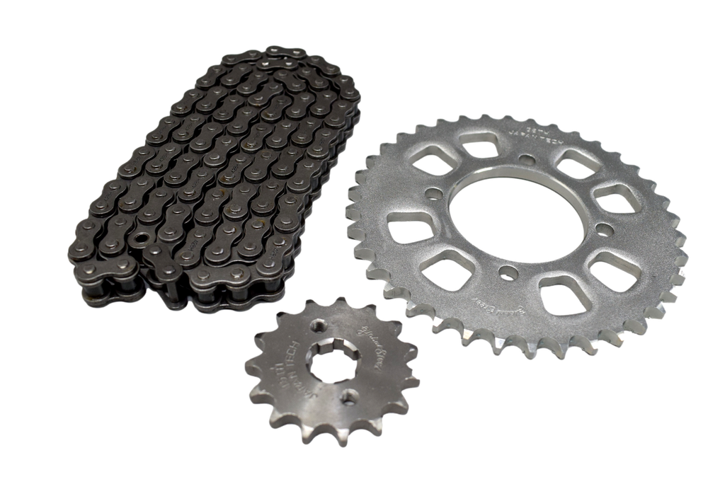 Kit Arrastre Ak 125Sl - Nkd 125 Generico Global Steel Chino (15/38 Dientes) GENERICO