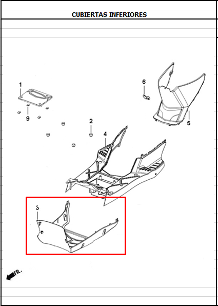 Protector de Motor DYNAMIC 125 - JET 4 Akt Original