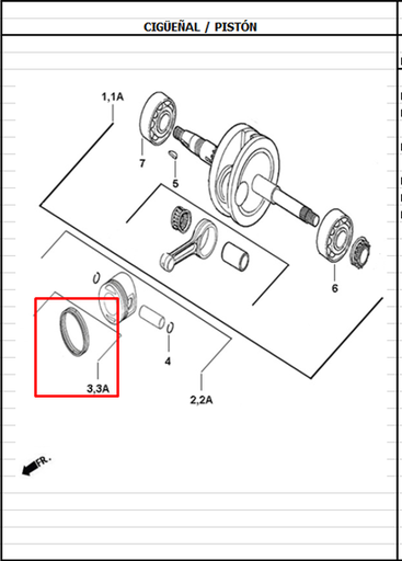 Anillos de Piston JET4 125 Akt Original (Estandar)