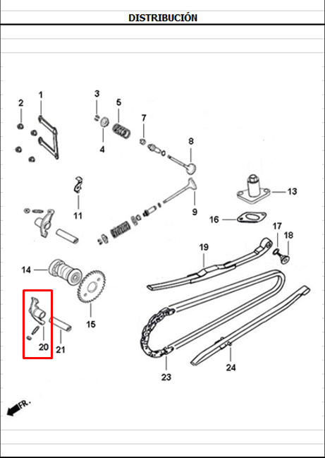 Balancin DYNAMIC 125 - JET 4 Akt Original
