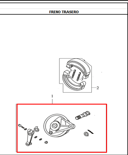 Portabandas Trasero EVO 125 R3 - EVO 150 R3 Akt Original