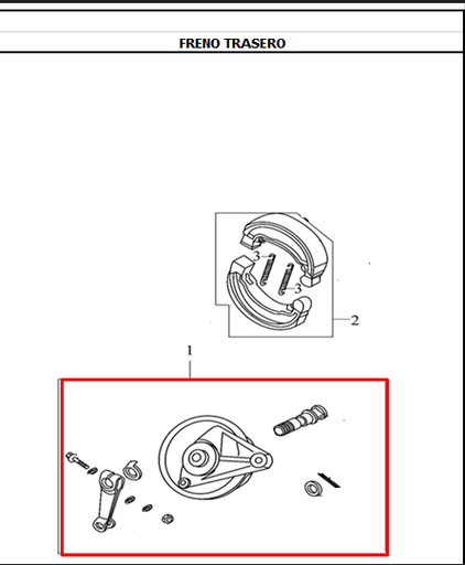Portabandas Trasero EVO 125 R3 - EVO 150 R3 Akt Original