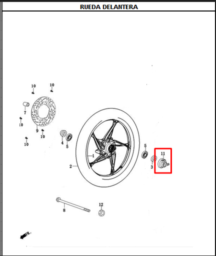 Sensor de Velocimetro EVO 125 R3 - EVO 150 R3 Akt Original