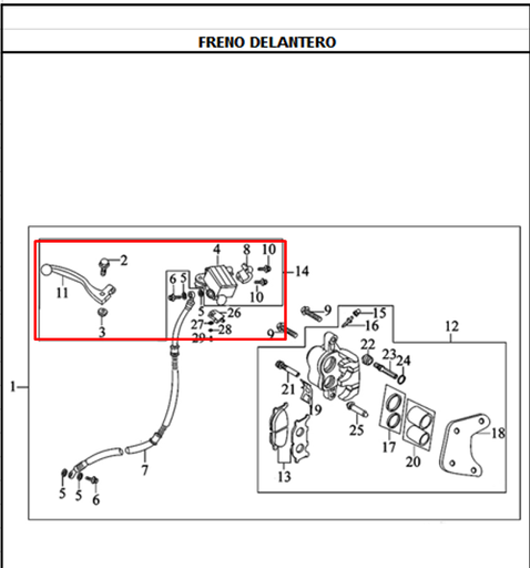 Bomba de Freno CR5 - TTX 180 Akt Original