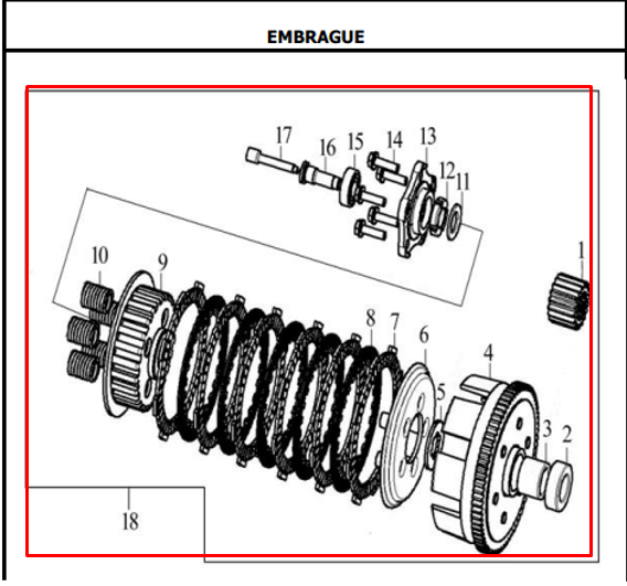 Clutch Completo CR5 Akt Original