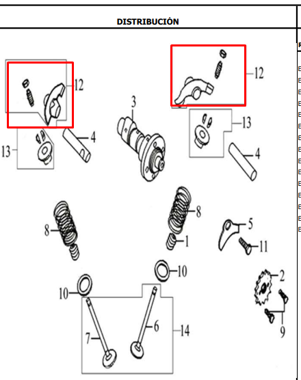 Balancin CR5 - TTR  180 - TTX 180 Akt Original (Admision/Escape)