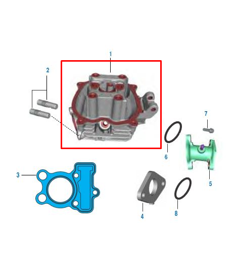 CULATA BOXER CT 102 /ES/KS/LEXUS ORIGINAL