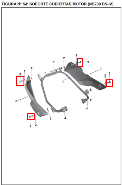 Tornillo 6X20 Pulsar 200 Ns/As - Platino 110 Bajaj Original