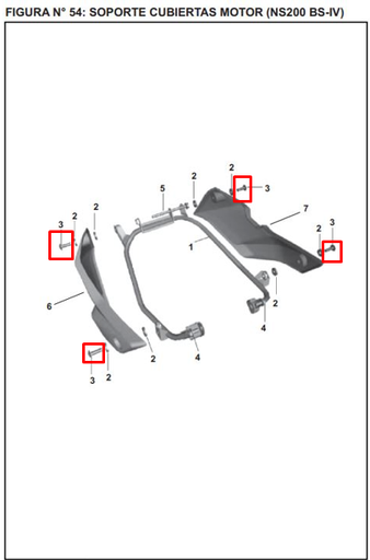 Tornillo 6X20 Pulsar 200 Ns/As - Platino 110 Bajaj Original