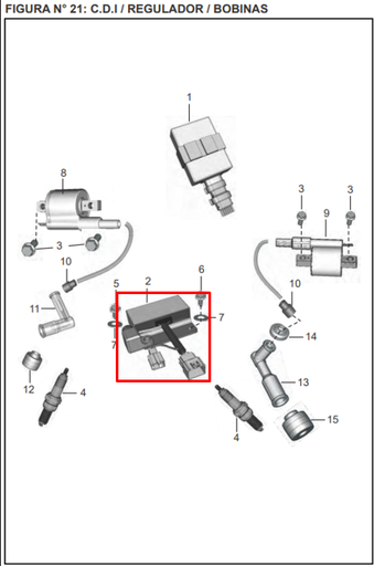 Regulador Discover 125/150 ST Bajaj Original