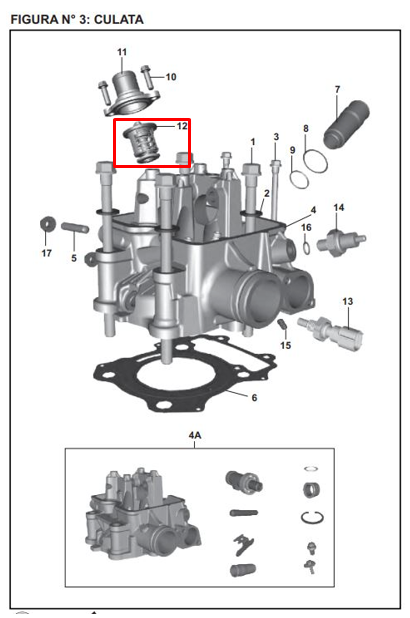 Termostato Pulsar 200 Ns Bajaj Original