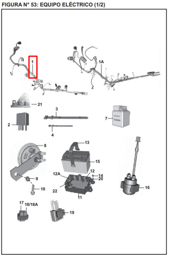 Instalacion Electrica PULSAR 200 NS Bajaj Original
