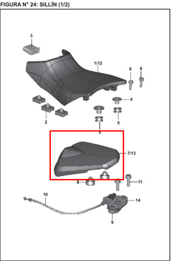 SILLIN RR PULSAR 200 NS ORIGINAL