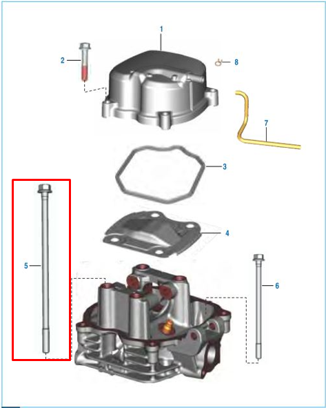 Tornillo de Culata Boxer 100 Bm - Discover 100 Bajaj Original