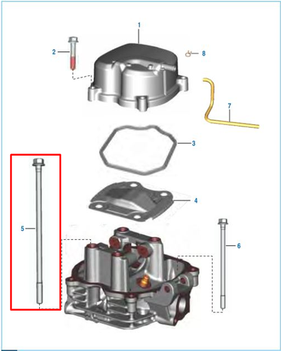 Tornillo de Culata Boxer 100 Bm - Discover 100 Bajaj Original