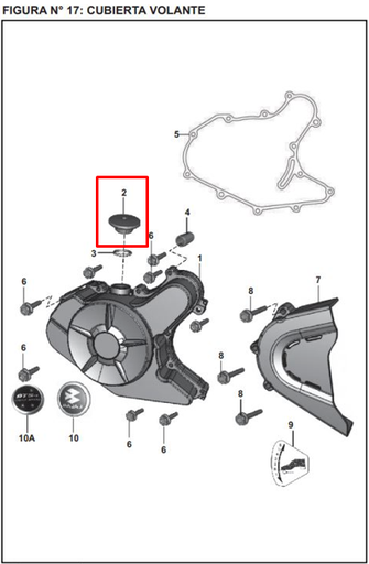 Tapon del Tiempo Xcd 125 Bajaj Original