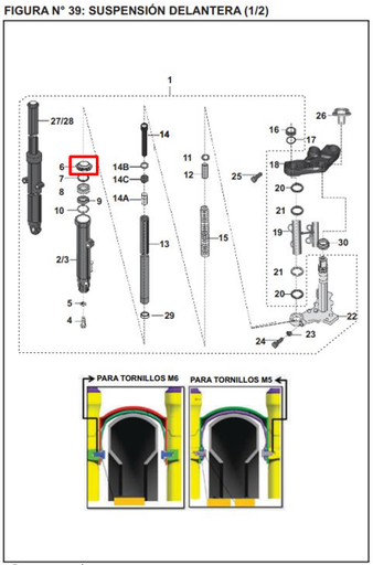 Guardapolvo de Telescopio Pulsar 180 Ug Bajaj Original