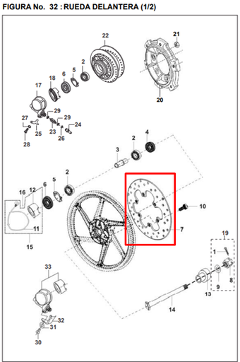 Disco Freno Delantero Pulsar 180 Ug/200/220 Bajaj Original