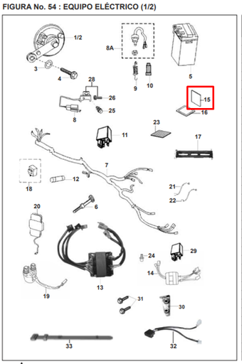 Antivibrante de Bateria Pulsar 180 Black Tec Bajaj Original