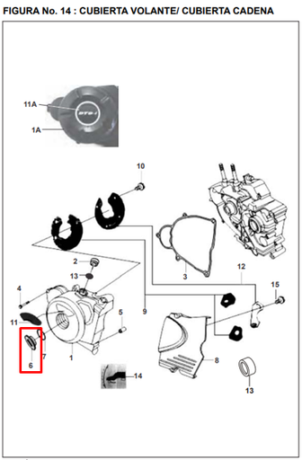 Tapon Tapa Volante Pulsar Bajaj Original