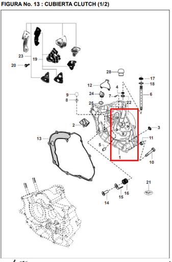 Tapa Clutch Pulsar 180 Ug Bajaj Original
