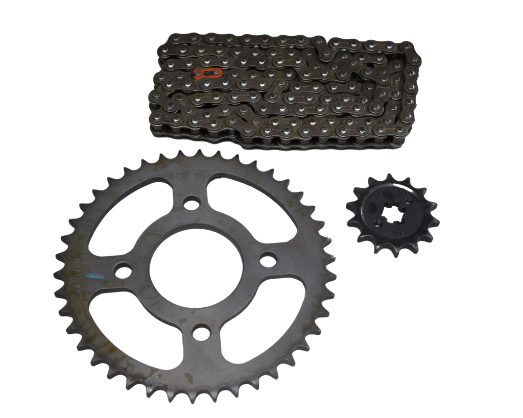 Kit Arrastre Discover 125 Ug Bajaj Original (14/42 Dientes)