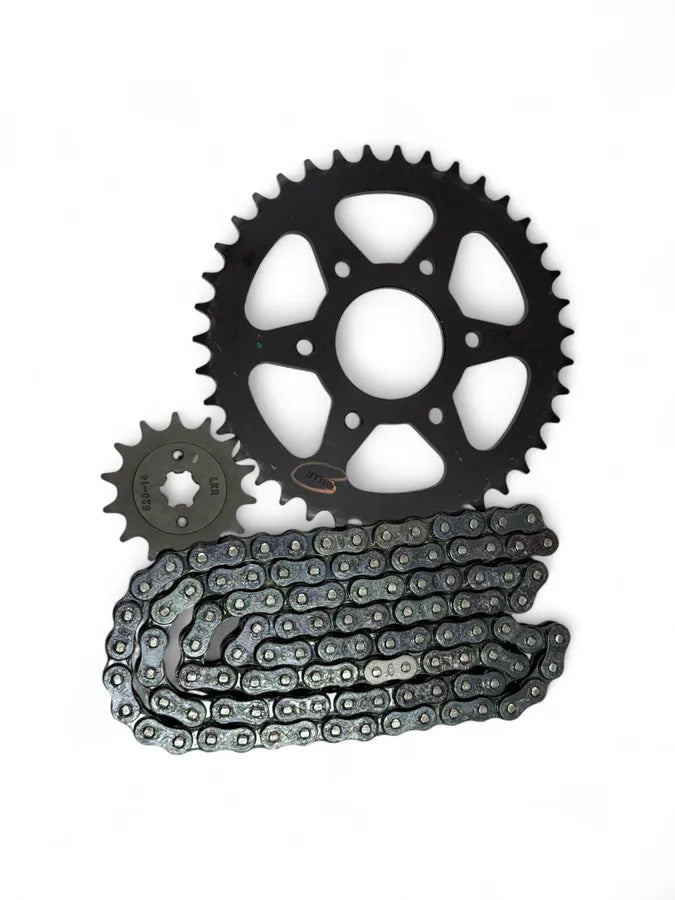 Kit de Arrastre PULSAR NS 200 Bajaj Original (14/39 Dientes - 6 Huecos - Paso 520)