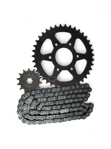 Kit de Arrastre PULSAR NS 200 Bajaj Original (14/39 Dientes - 6 Huecos - Paso 520)