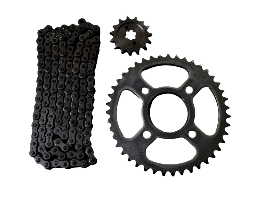 Kit Arrastre Pulsar 135 Generico Global Steel Chino (15/43 Dientes) GENERICO