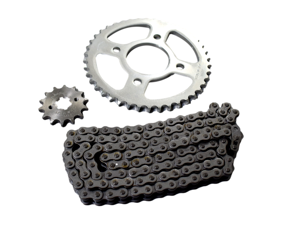 Kit Arrastre Discover 125 Generico Global Steel Chino (14/42 Dientes) GENERICO
