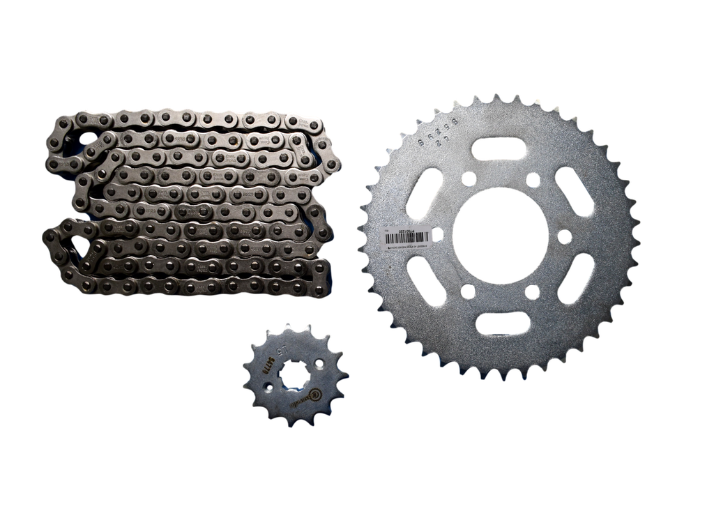 Kit Arrastre Pulsar 180 Black/Tec/Dts-I/Clasica Generico Cassarella Nacional (15/44 Dientes - 6 Huecos) GENERICO