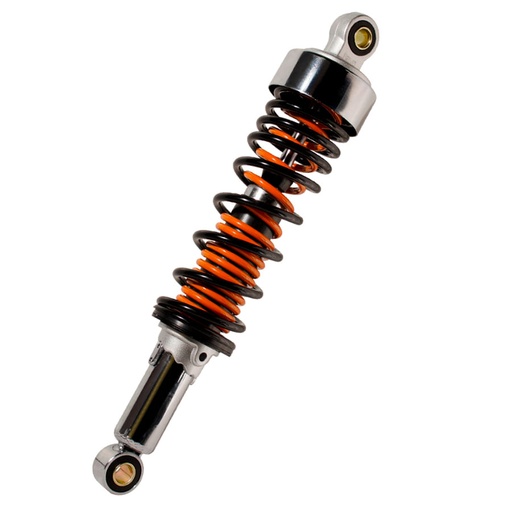 Amortiguador Trasero Cromado Doble Espiral Boxer CT 100, Platino 100-125 5S, Discover 125 DTSI-135 Sport Revo Unidad