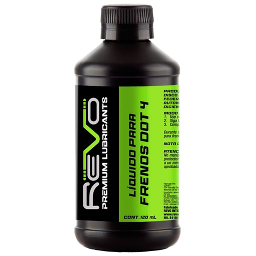 Liquido Para Frenos DOT 4X Revo Unidad