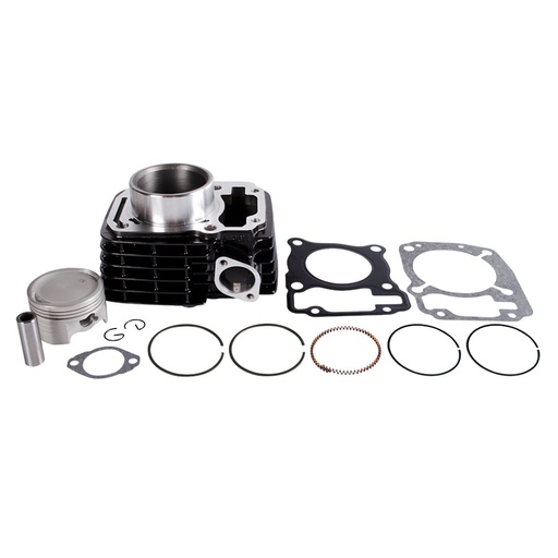 Cilindro Completo Negro CBF 150, CB 150 New Invicta-Cobra-Invicta, XR 150L, MRX 150, RTX 150-RTXS, Thriller 150 Revo Kit