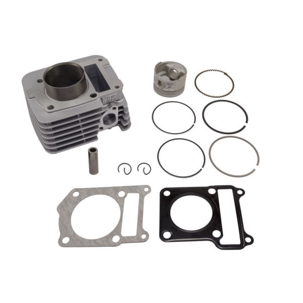 Cilindro Completo Gris Ybr 125-Libero 125-Xtz 125 Revo Kit
