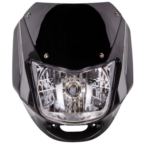 Carenaje Negro+Visor+Farola+Calca Gris Boxer Ct 100 OEM Kit