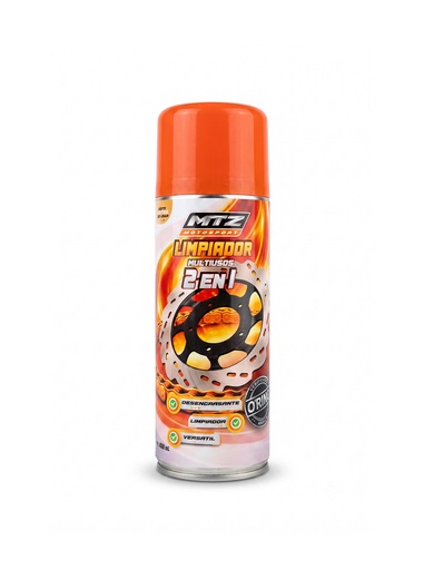 MTZ MOTO LIMPIADOR MULTIUSOS 2 EN 1 (DESENGRASANTE CADENAS Y FRENOS)/MTZ_15x450ml