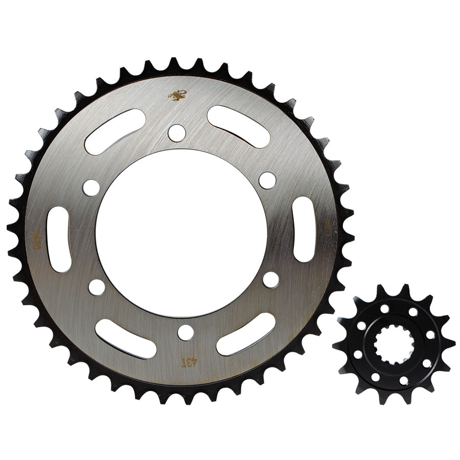 Kit Sprocket 14X43 (520) R3, MT03 Revo Scorpion KitX2