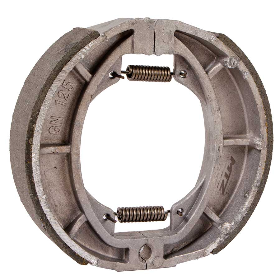 Bandas De Freno (130*28) mm Trasero GN 125-NOVA,GS 125, Gixxer 150, AK 125, EVO 150, RTX 150, CR4 125, TVS Sport 100 (Delantera) MTZ Par