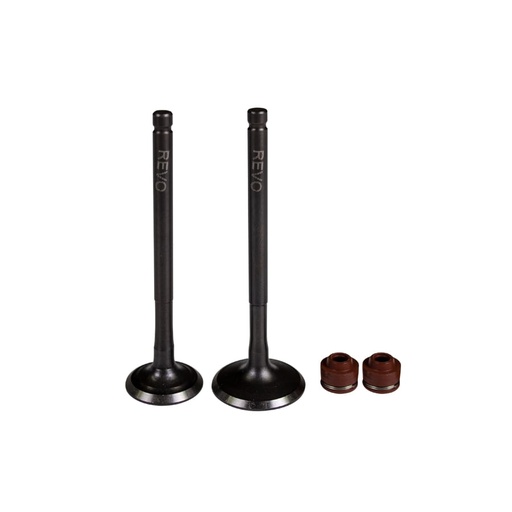 Válvulas Admisión Y Escape+Sellos Cb 110-Dlx-Dream Neo-Cb 125F-Cbf 125S-Cb 1-Pro-Wave 110-110S Revo Par